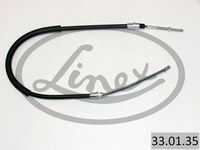 Трос стояночного тормоза LINEX 33.01.35