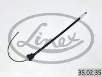 Трос стояночного тормоза центр opel vivaro 2001-2011 600/355мм LINEX 35.02.35