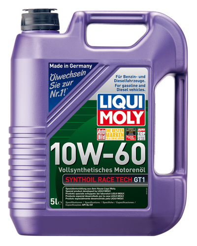 Моторное масло synthoil race tech gt1 10w-60 LIQUI MOLY 8909