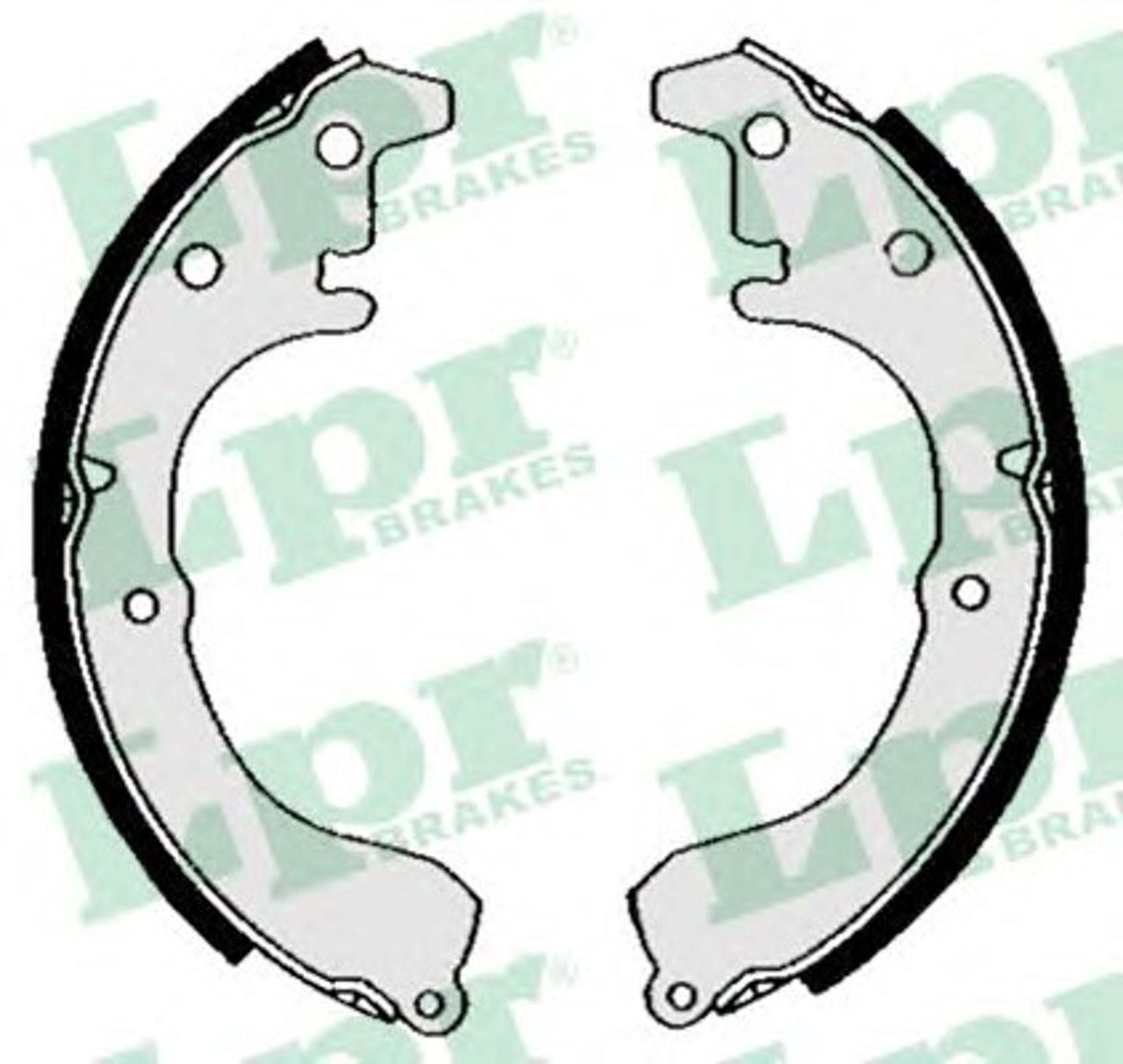 Комплект тормозных колодок LPR 04560