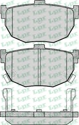 Тормозные колодки LPR 05P089