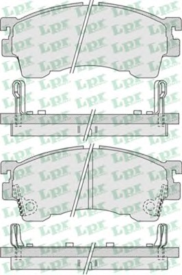 Тормозные колодки LPR 05P1017
