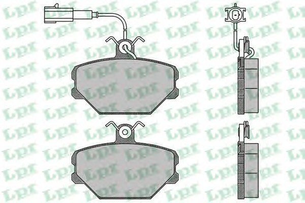 Тормозные колодки LPR 05P102