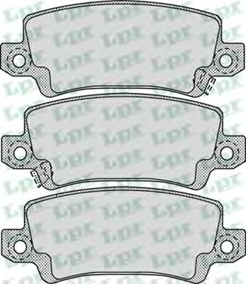 Тормозные колодки LPR 05P1068