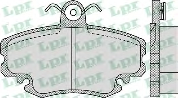 Тормозные колодки LPR 05P1107