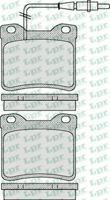 Тормозные колодки LPR 05P1134