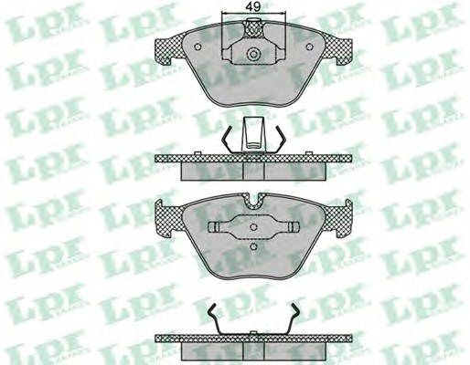 Тормозные колодки LPR 05P1193
