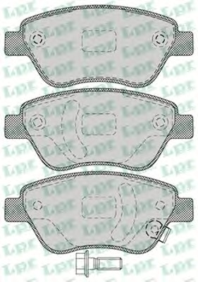 Тормозные колодки LPR 05P1247