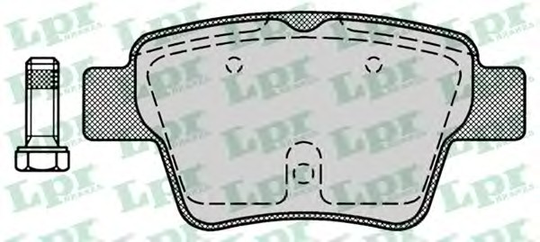 Тормозные колодки LPR 05P1278