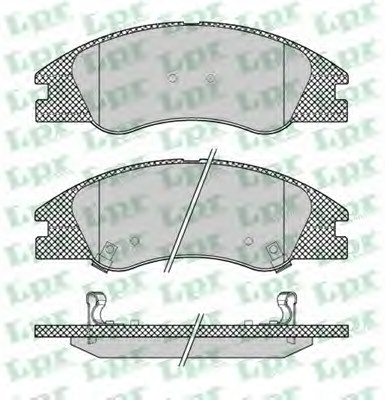 Тормозные колодки LPR 05P1349