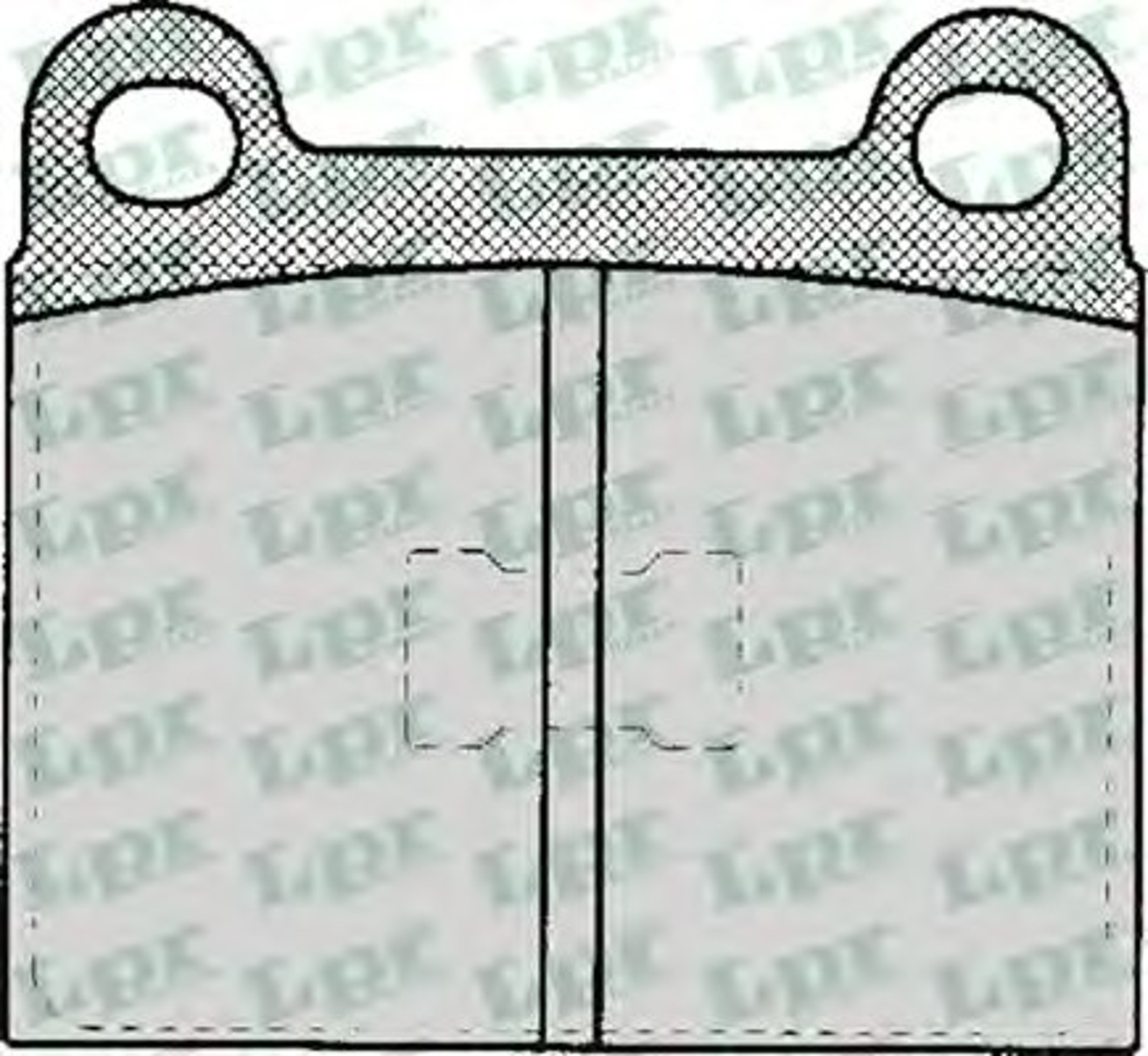 Колодки тормозные дисковые LPR 05P135