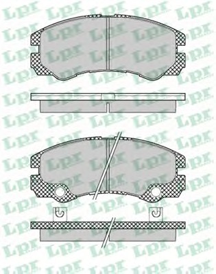 Тормозные колодки LPR 05P1353