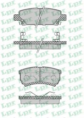 Тормозные колодки LPR 05P1373