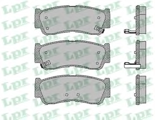 Тормозные колодки LPR 05P1417