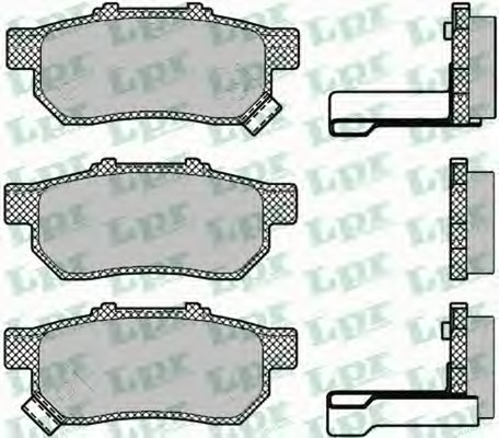 Тормозные колодки LPR 05P1425