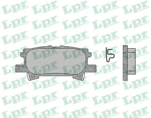 Тормозные колодки LPR 05P1436