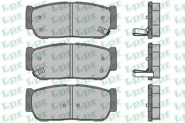 Тормозные колодки LPR 05P1504