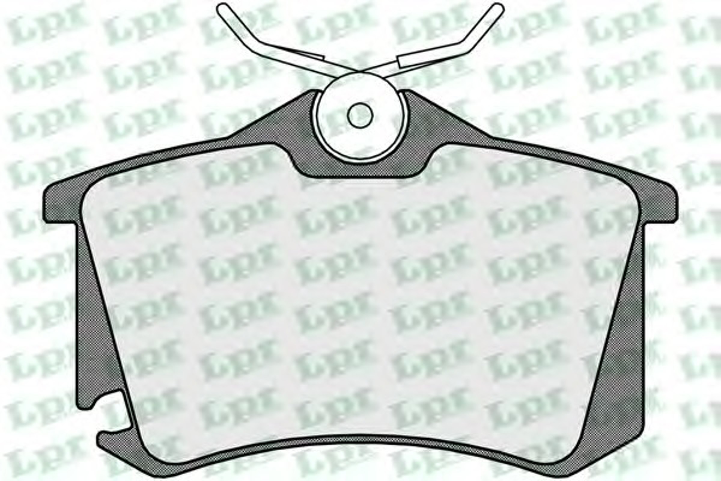 Колодки тормозные дисковые LPR 05P1508