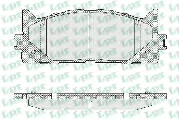 Тормозные колодки LPR 05P1593