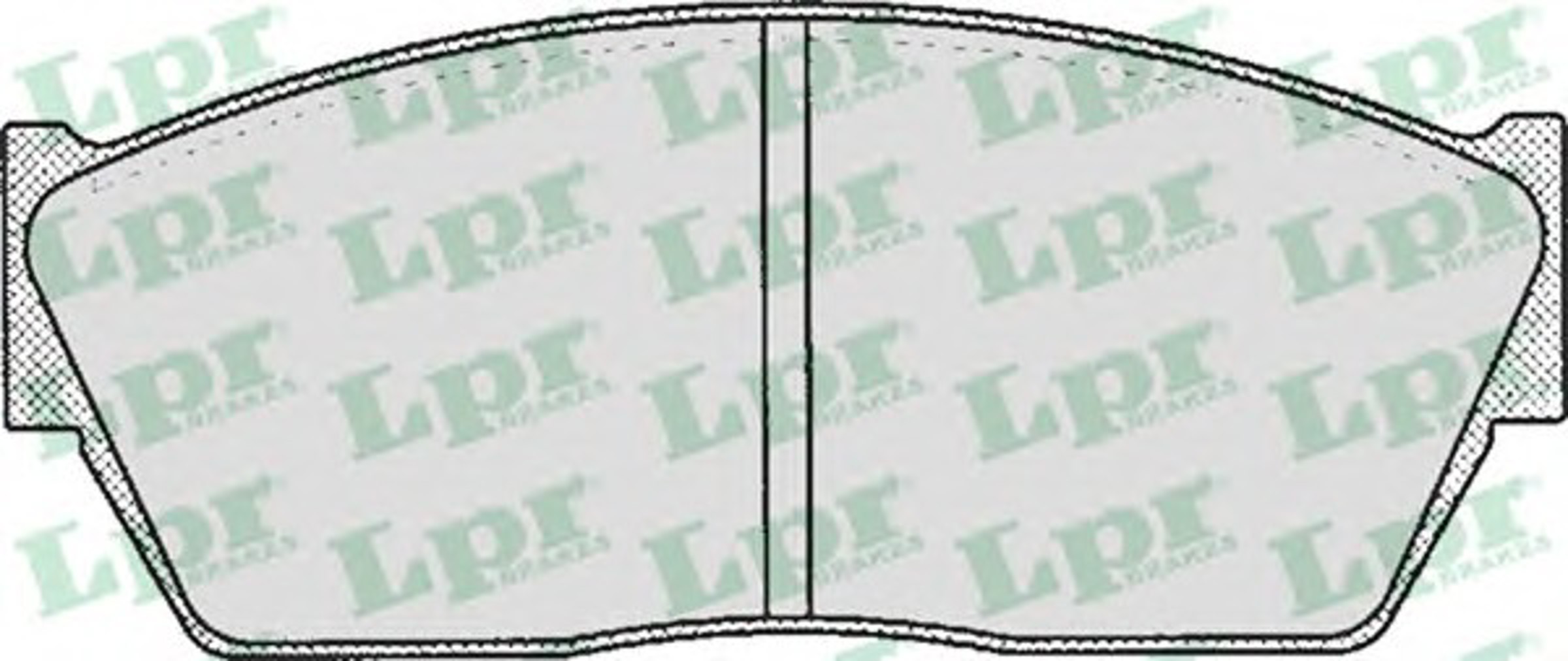 Колодки тормозные дисковые LPR 05P186