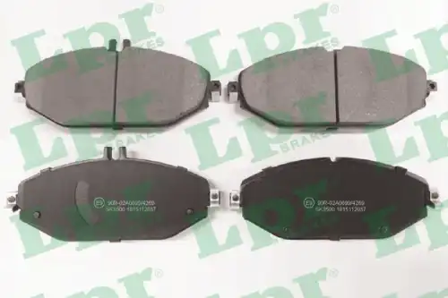Колодки тормозные дисковые lpr LPR 05P2037
