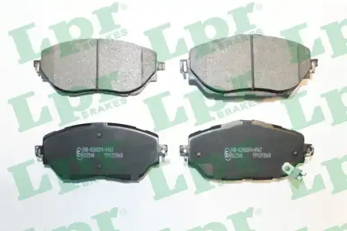 Колодки тормозные дисковые lpr LPR 05P2068