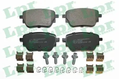 Колодки тормозные дисковые lpr LPR 05P2132K