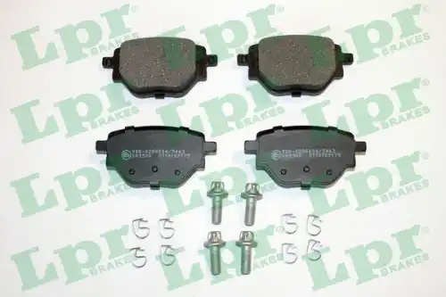 Колодки тормозные дисковые lpr LPR 05P2175