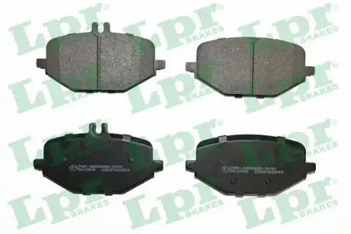 Колодки тормозные дисковые lpr LPR 05P2243