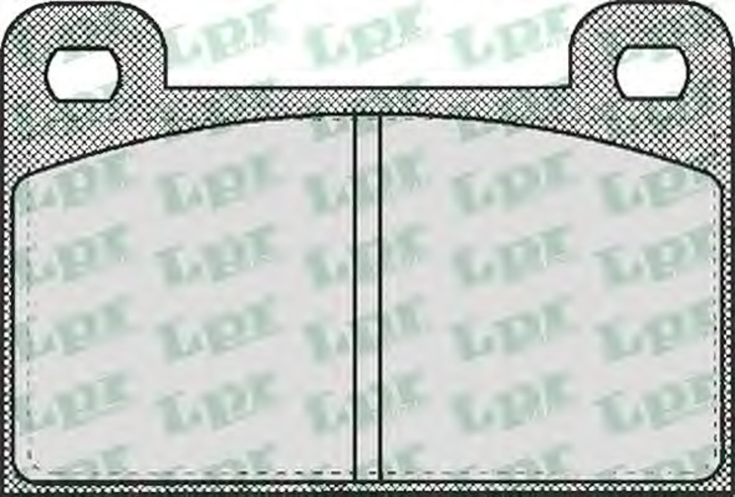 Колодки тормозные дисковые LPR 05P491