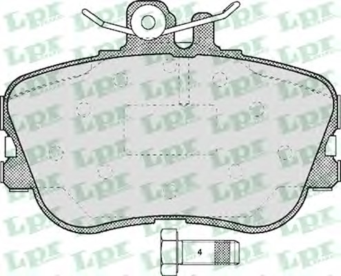 Тормозные колодки LPR 05P492