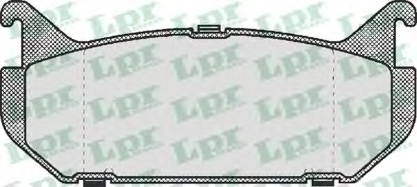 Тормозные колодки LPR 05P512