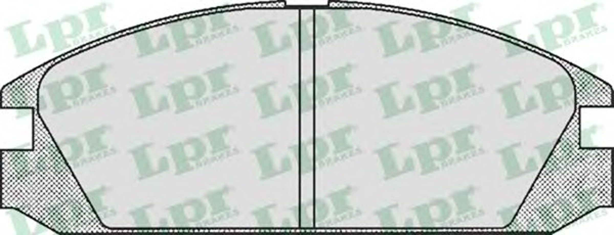 Колодки тормозные дисковые LPR 05P552