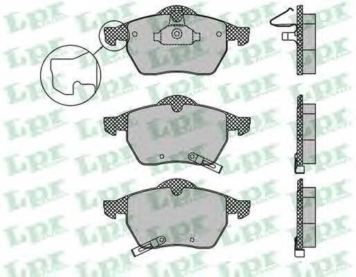 Тормозные колодки LPR 05P689