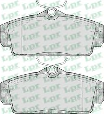 Тормозные колодки LPR 05P706