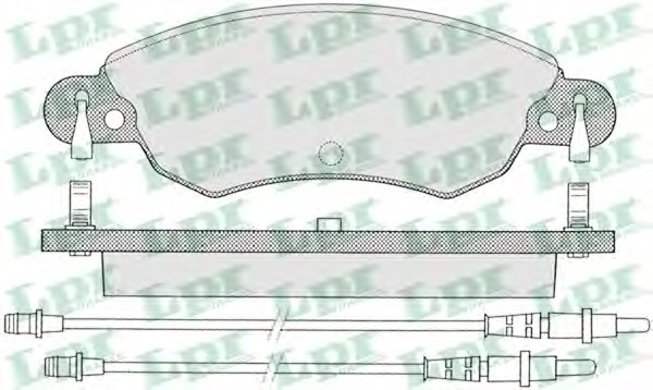 Тормозные колодки LPR 05P792