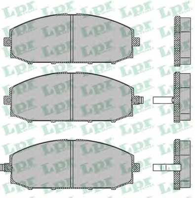 Тормозные колодки LPR 05P845