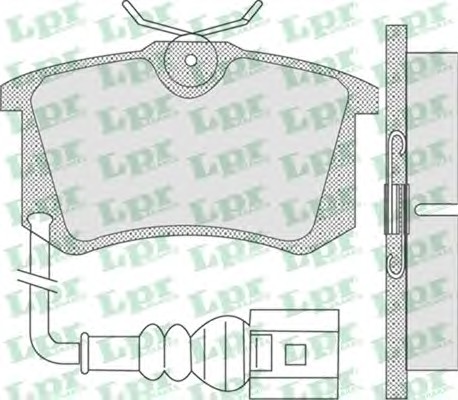 Тормозные колодки LPR 05P853