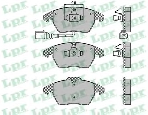 Тормозные колодки LPR 05P866