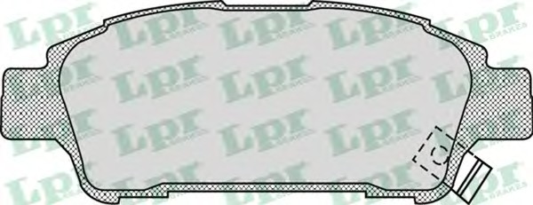 Тормозные колодки LPR 05P996