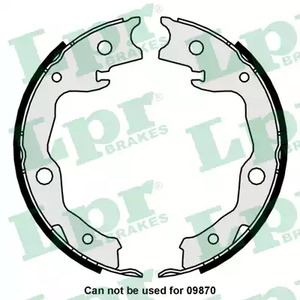 Колодки тормозные барабанные LPR 01034