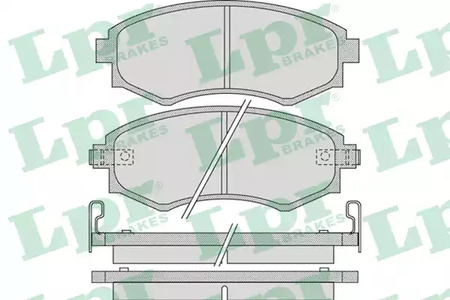 Колодки тормозные дисковые LPR 05P1097