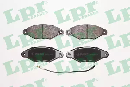 Колодки тормозные дисковые комплект LPR 05P1106