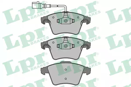 Колодки тормозные дисковые LPR 05P1205