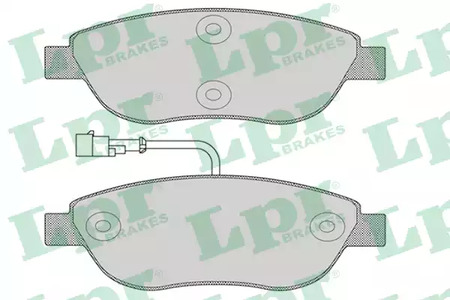 Колодки тормозные дисковые LPR 05P1268