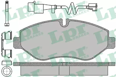 Колодки тормозные дисковые LPR 05P1297B
