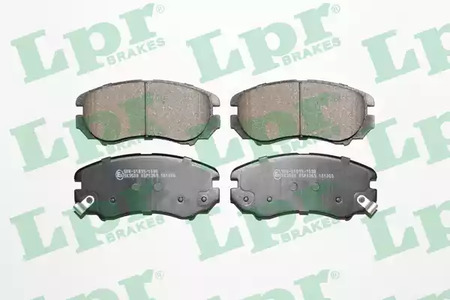 Колодки тормозные дисковые LPR 05P1369