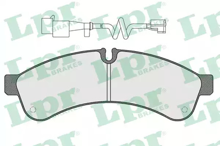 Колодки тормозные дисковые LPR 05P1461A