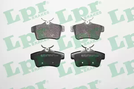 Колодки тормозные дисковые LPR 05P1567