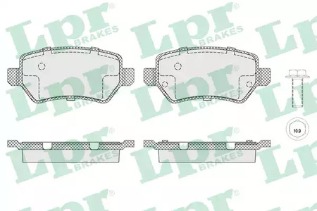 Колодки тормозные дисковые LPR 05P1650